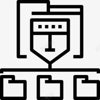 安全的产品网络图标图标