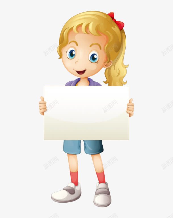 抱着画板的小女孩png免抠素材_88icon https://88icon.com 卡通 女孩 微笑 画板 站立