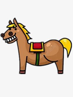 卡通的小马素材