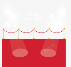 时尚流行明星红毯矢量图素材