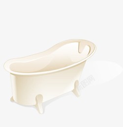 白色浴缸素材