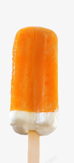 橙色雪糕橙色美味雪糕冰激凌高清图片