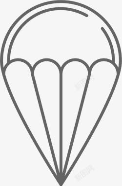 parachute降落伞ResponsiveSportsIcons图标高清图片