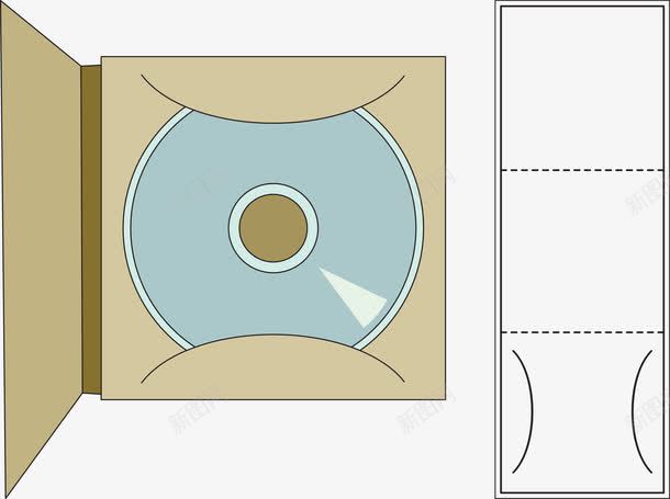 CD光盘包装盒矢量图eps免抠素材_88icon https://88icon.com cd 光盘 包装盒 矢量图