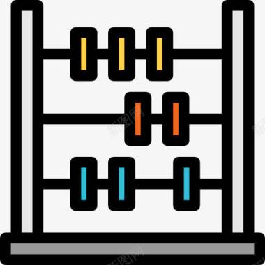 数学趣味算盘图标图标