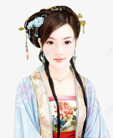 古代蓝衣女子png免抠素材_88icon https://88icon.com 古代 图片 女子