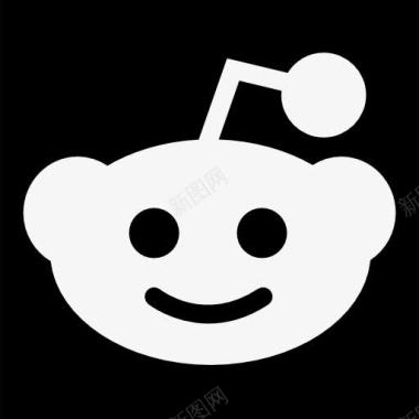 WIFI网络Reddit的标志图标图标