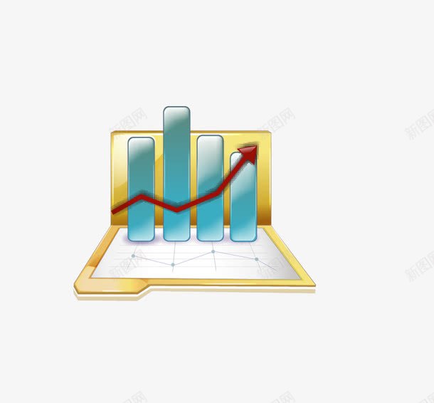 3D立体书籍报表png免抠素材_88icon https://88icon.com 书籍 分析 卡通 商业 金融