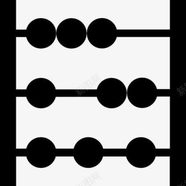 数学矢量算盘图标图标