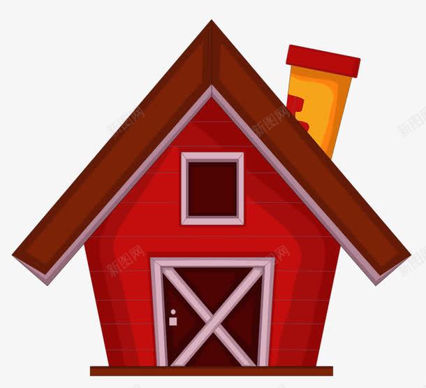 手绘小房子png免抠素材_88icon https://88icon.com 儿童玩具 卡通 红色房子