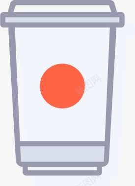 白杯咖啡咖啡杯SimpleLineicons图标图标