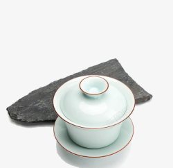 青瓷茶壶套装素材