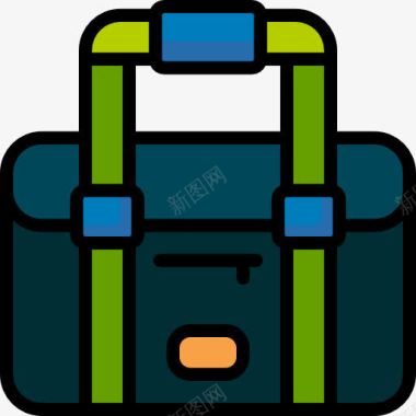 旅行必备品袋图标图标