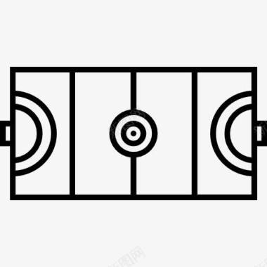 企业文化团队曲棍球场图标图标