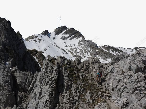 阿尔卑斯山徒步登山一png免抠素材_88icon https://88icon.com 旅游 景点 阿尔卑斯山 风景