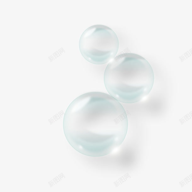 蓝色透明水泡png免抠素材_88icon https://88icon.com 水泡 蓝色水泡 透明水泡