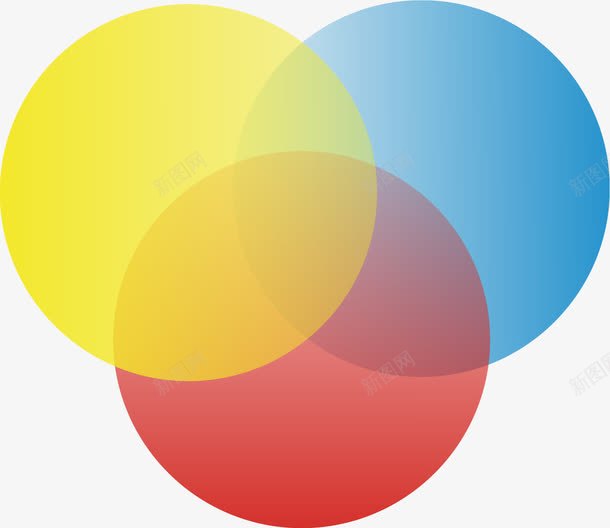 红黄蓝三色图png免抠素材_88icon https://88icon.com PPT元素 平面设计 红黄蓝色 艺术装饰元素