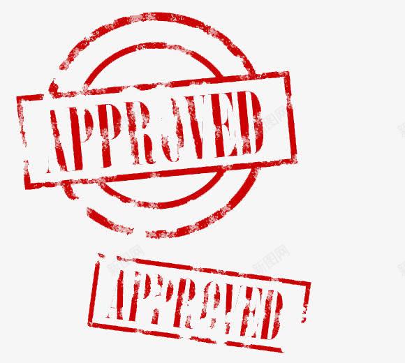 approved红色图章psd免抠素材_88icon https://88icon.com approved 免费 图章 红色