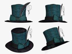 魔术师帽子欧式绅士帽素材