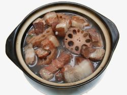 猪肉莲藕汤素材