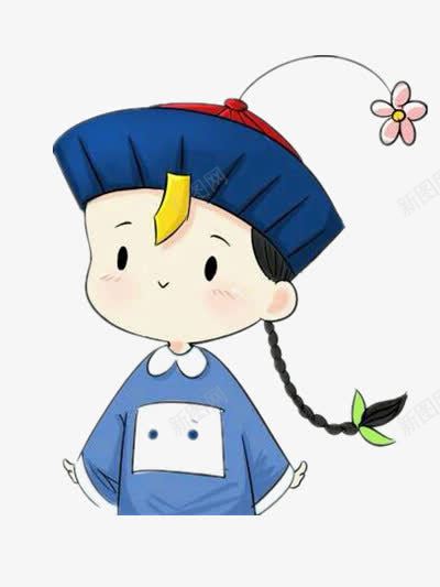 穿古装的小孩子png免抠素材_88icon https://88icon.com 卡通 插画 装饰