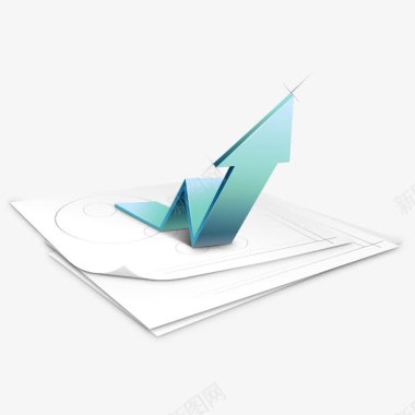 bim图纸图纸趋势上升图标图标