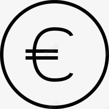 交易欧元图标图标