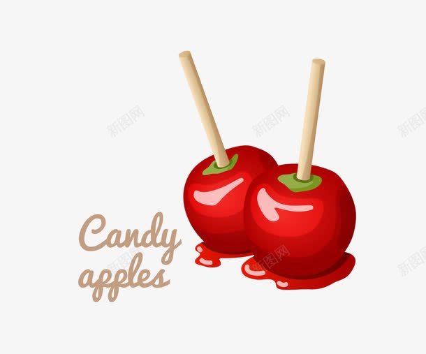 糖葫芦png免抠素材_88icon https://88icon.com apples candy 山楂 矢量糖葫芦 糖葫芦