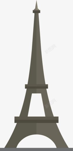 埃菲尔铁塔旅游建筑矢量图素材
