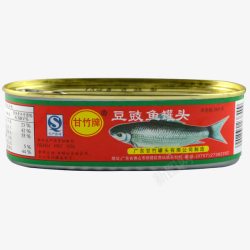 豆鼓鱼罐头产品实物图素材