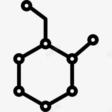 信号的形状化学图标图标