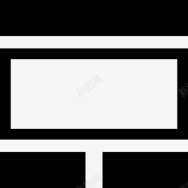 电子白板与集箱和两个页脚图标图标