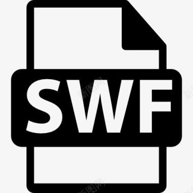 网盘文件SWF文件格式符号图标图标