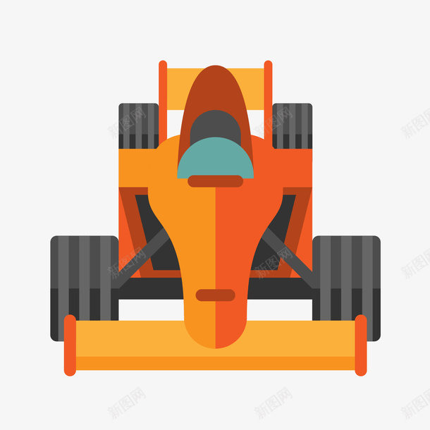 卡通手绘橙色F1赛车图矢量图eps免抠素材_88icon https://88icon.com F1赛车 免抠图PNG 卡通 手绘 橙色 矢量图