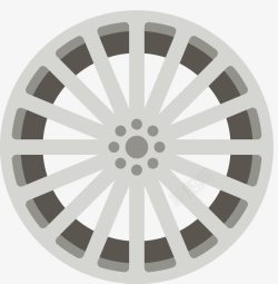 密集的白色轮毂素材