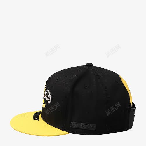 黑黄色可爱棒球帽png免抠素材_88icon https://88icon.com 可爱 棒球帽 男女通用 黑黄色
