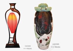 复古中国风装饰落地灯素材