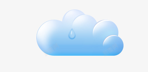 PS图免抠白色云朵透明图标图标
