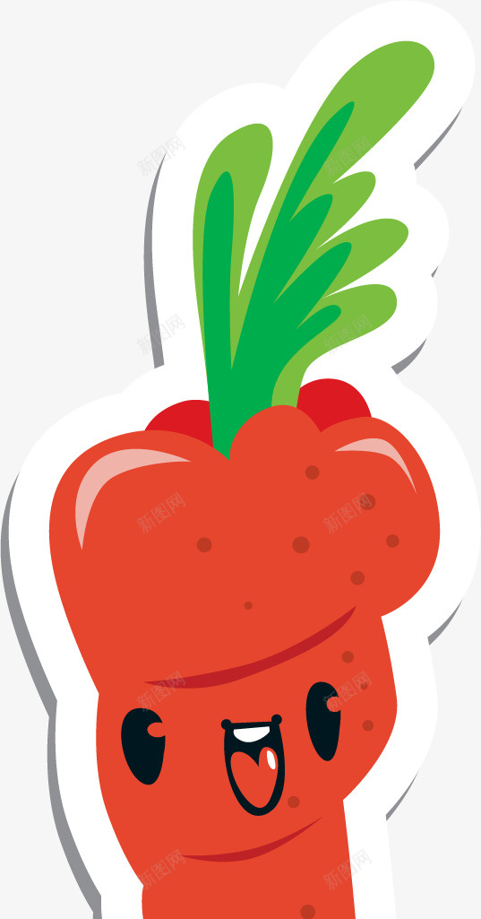 卡通蔬菜胡萝卜表情png免抠素材_88icon https://88icon.com 卡通 卡通蔬菜胡萝卜表情 胡萝卜 萝卜 蔬菜 表情
