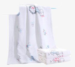 白毛巾晾毛巾被高清图片