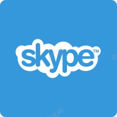 social媒体Skype社会广场庙广场平图标图标