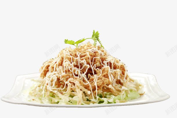 美味肉松沙拉png免抠素材_88icon https://88icon.com 传统美食 美食摄影 肉松沙拉 菜谱商业 餐饮美食