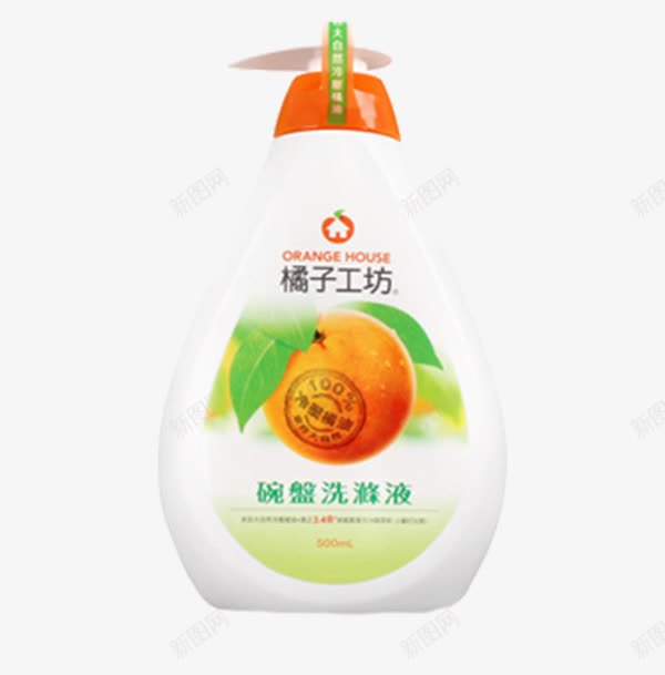 橘子工坊洗洁精png免抠素材_88icon https://88icon.com 产品实物 橘子精华 清新