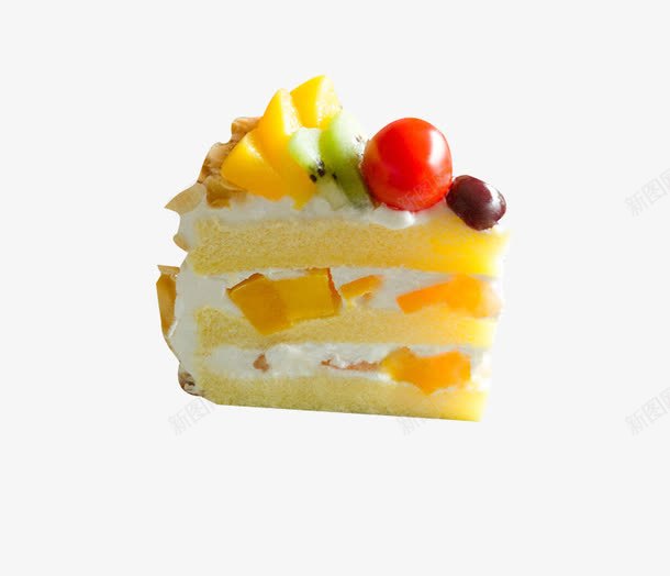 水果夹层蛋糕png免抠素材_88icon https://88icon.com 新鲜水果 食品