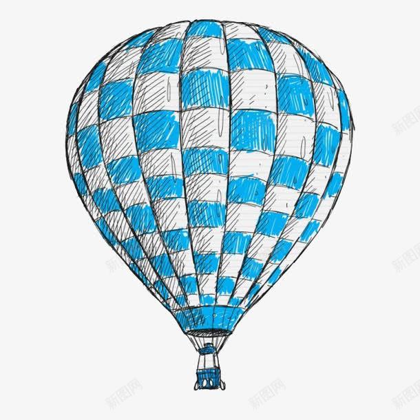 手拉热气球png免抠素材_88icon https://88icon.com 手绘 气球 热气球 空气 绘图 运输 飞