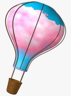 粉色氢气球素材