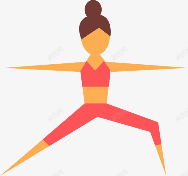 卡通做瑜伽的女孩姿势图png免抠素材_88icon https://88icon.com 人 人体 健康 健康的生活方式 健身 儿童瑜伽 可爱 平衡 手 放松 瑜伽 生活方式 身心 运动 锻炼