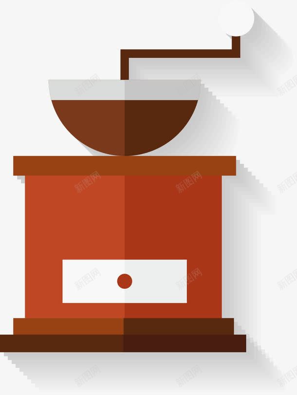 磨豆机元素png免抠素材_88icon https://88icon.com 元素 咖啡 图形 扁平 磨豆机 装饰