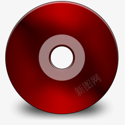 CD黑色红红色图标图标