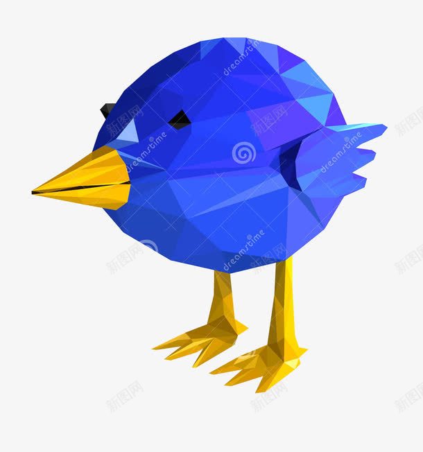 我是一只小鸟png免抠素材_88icon https://88icon.com 几何 动物 卡通 蓝色 鸟